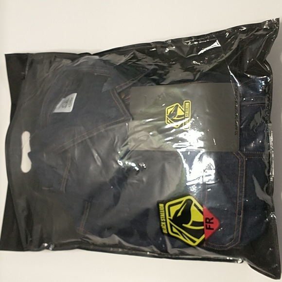 Black Stallion 8 oz FR Denim Work Shirt Size XL - Picture 1 of 12